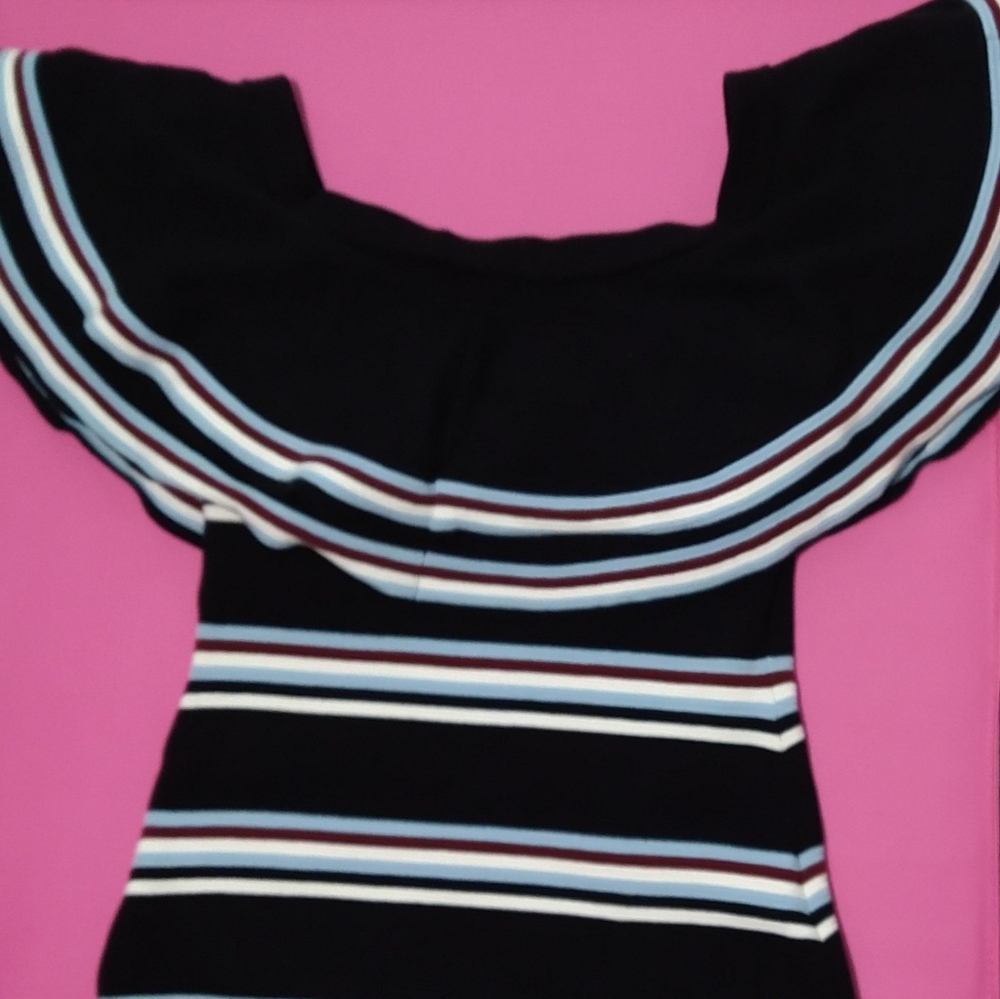 Gianni Bini Striped Knit Dress/Tunic